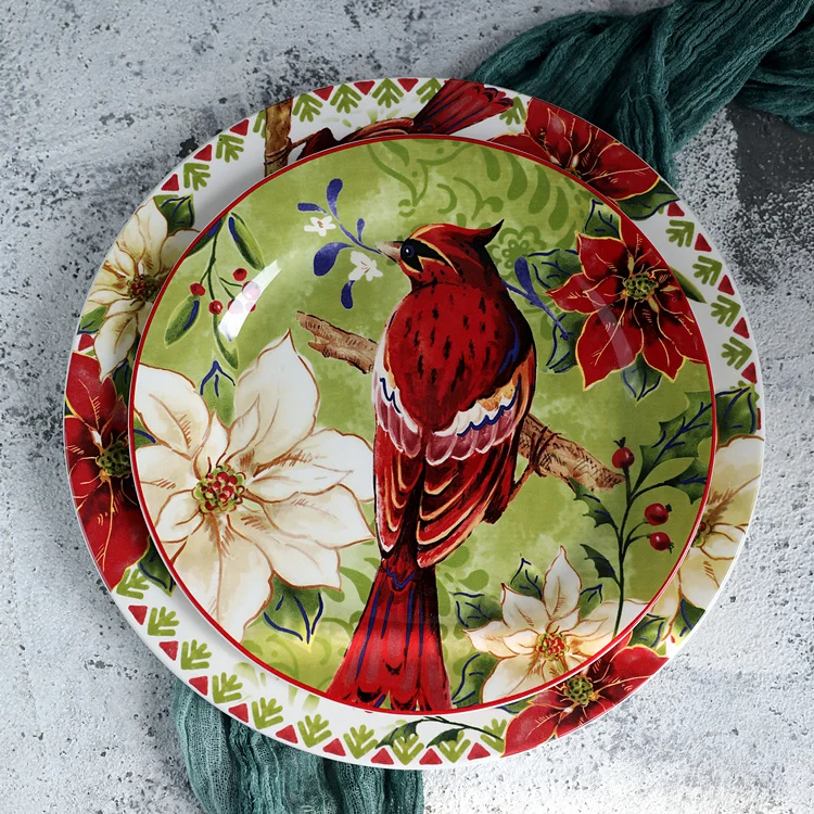 

Тарелка в стиле креативного американского кантри, декор для дома, реквизит для фотосъемки, тарелка Cerc, тарелка Western Sle для фруктов и стейков