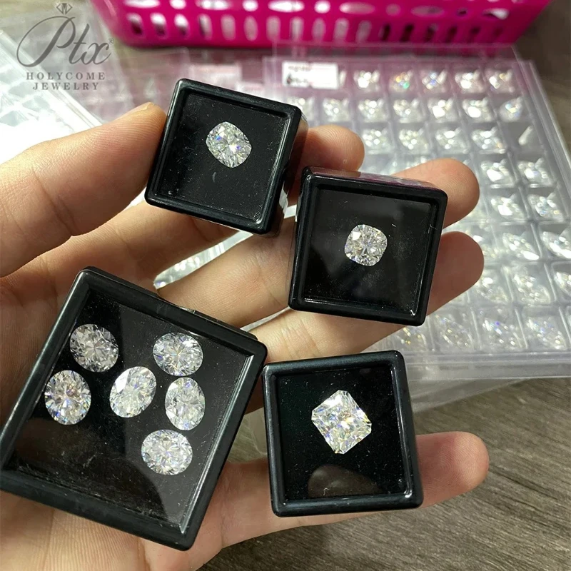 Hot Sale Moissanite Stone Fancy Shape D Emerald Radaint Pear Princess Heart Marquise Oval Brilliant GRA Cetificate DIY Jewelry