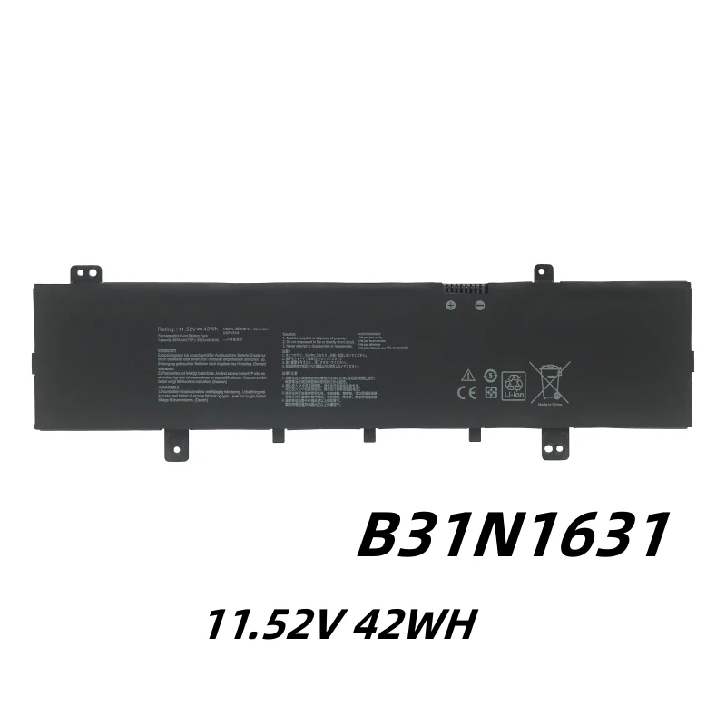 

B31N1631 11,52 V 42WH Аккумулятор для ноутбука Asus VivoBook X505ZA X505BA X505BP F505BA F505ZA R504BA R504BP X505BA-1A