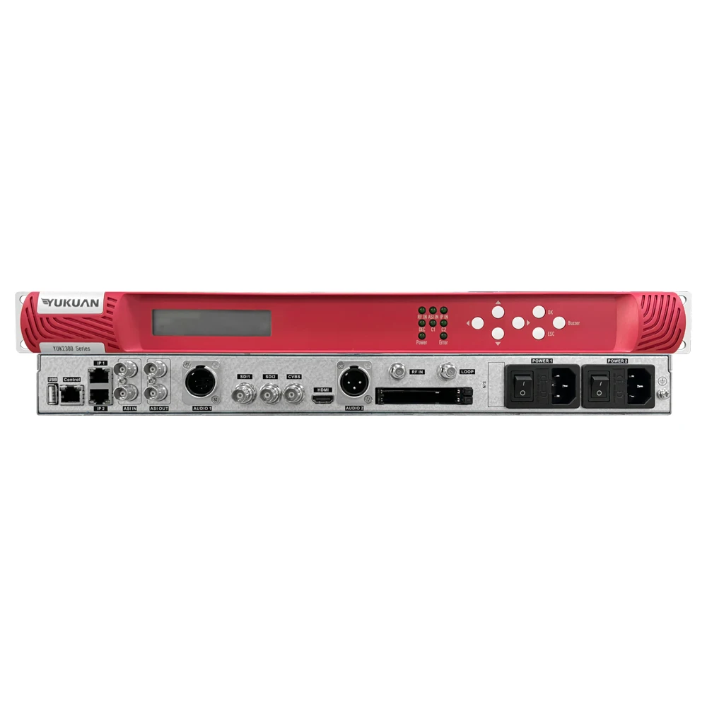 Digital Satellite Cable TV Equipment DVB-S2/T2 IRD Decoder H265 Satellite TV Receiver With BISS Support And HD Capabilities