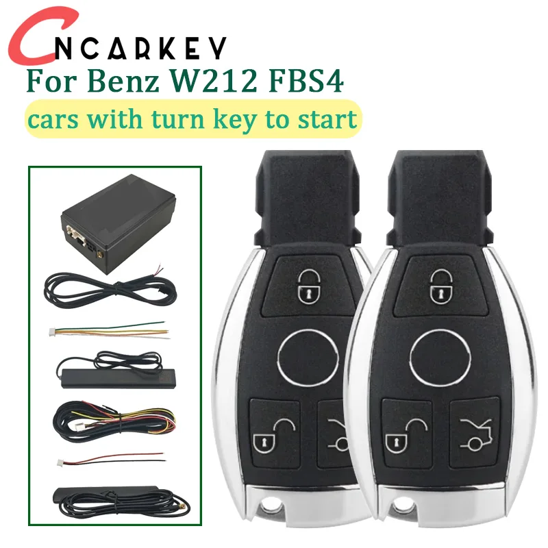 For Benz W212 FBS4 after 2015 With Turn Key Start Only Remote Smart Key Transfer Kit Programming Add Key Tools Soldering PCB