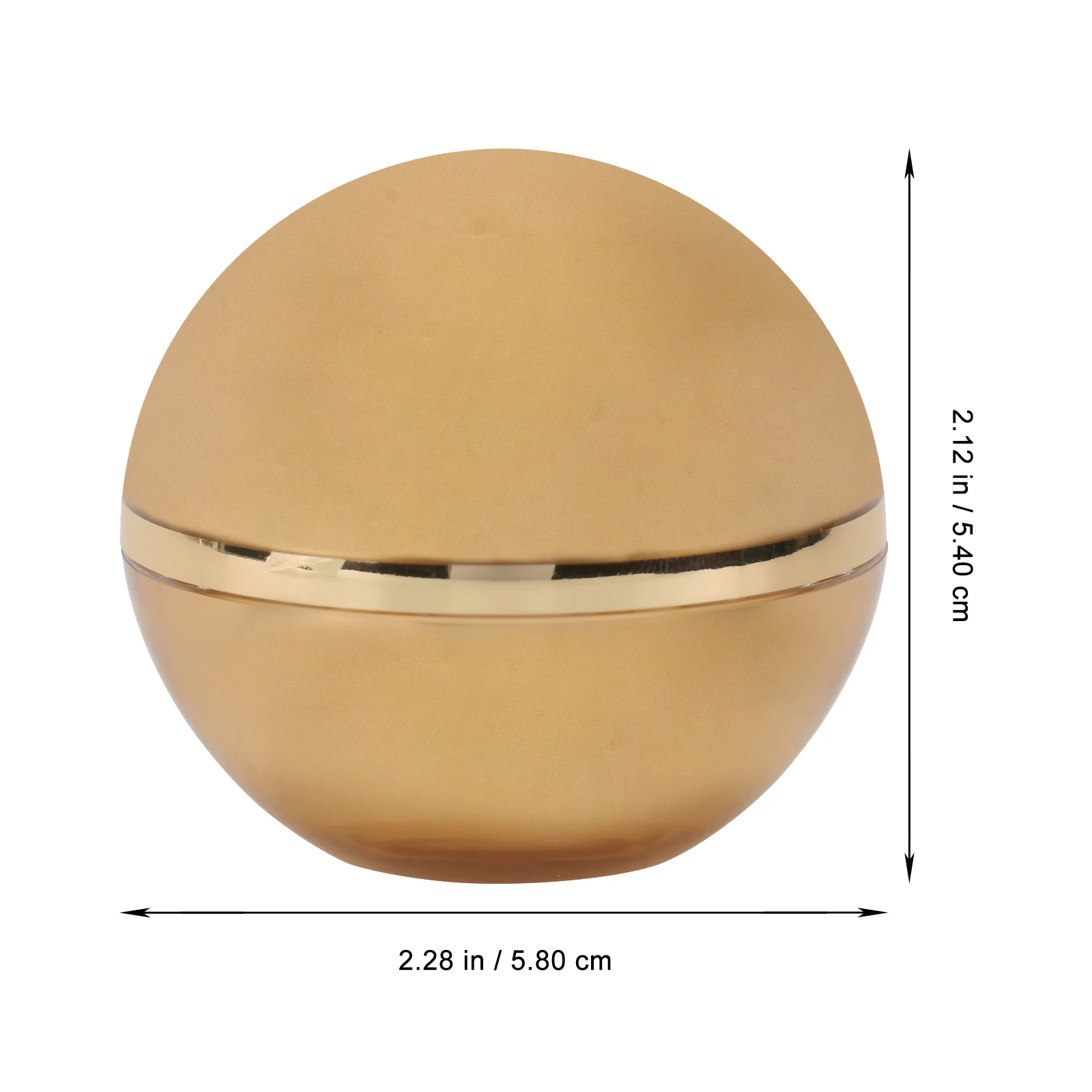 

1pc Plastic Cream Jars Empty Spherical Containers for Samples Cosmetics Face Body Balm Travel Storage Soap Bottle Mini Size