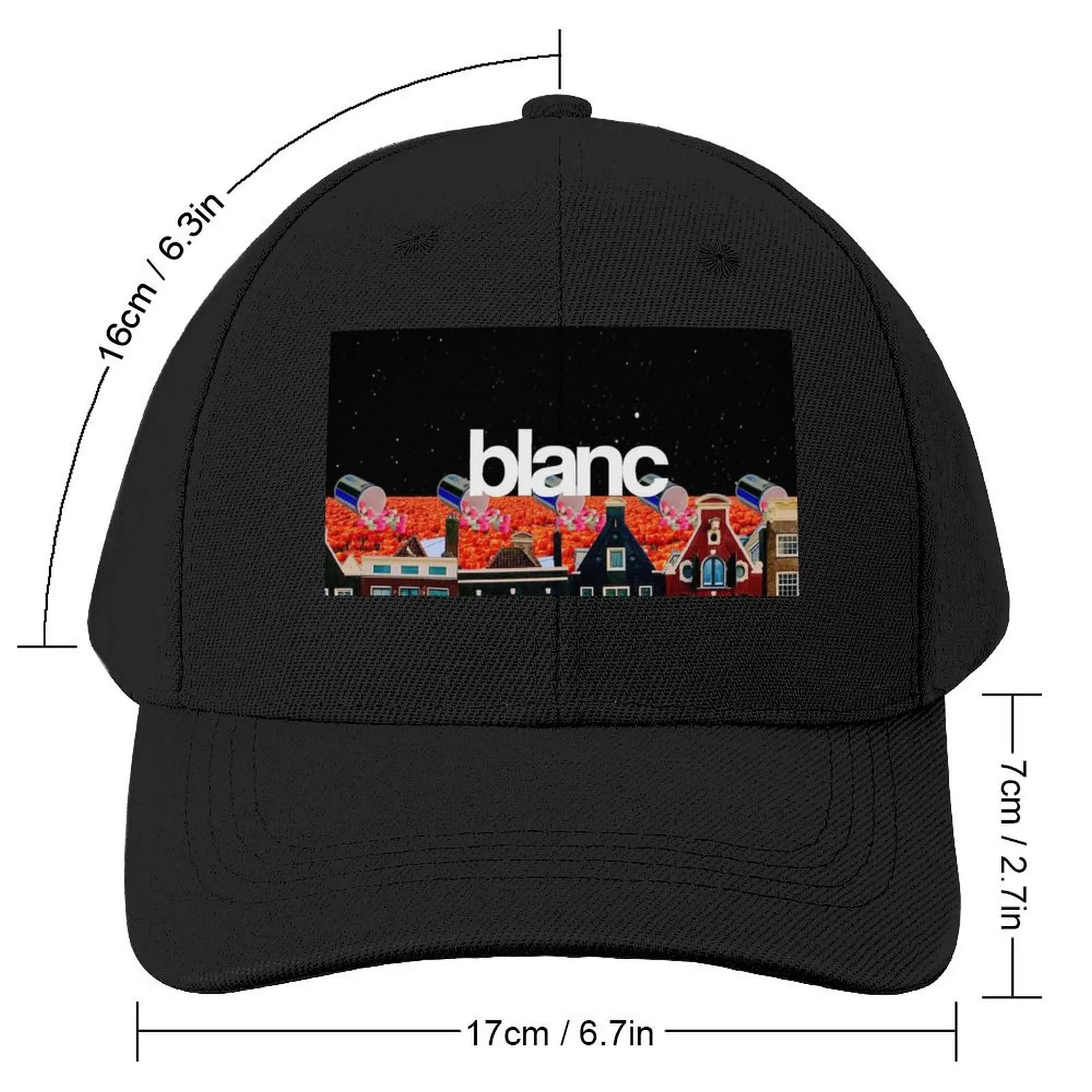 Blanc Dr*gs From Amsterdam Original Mix Mau P Baseball Cap Hip Hop Sunscreen Hats For Men Women's