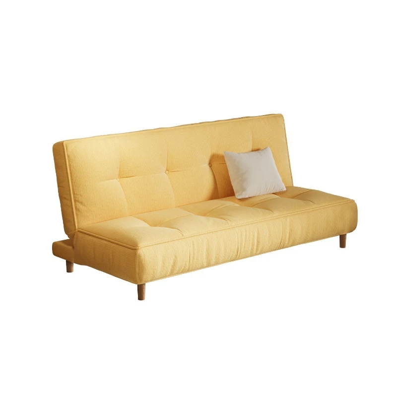 

Rental room sofa bed, foldable dual-purpose new corduroy Internet celebrity single small apartment living room