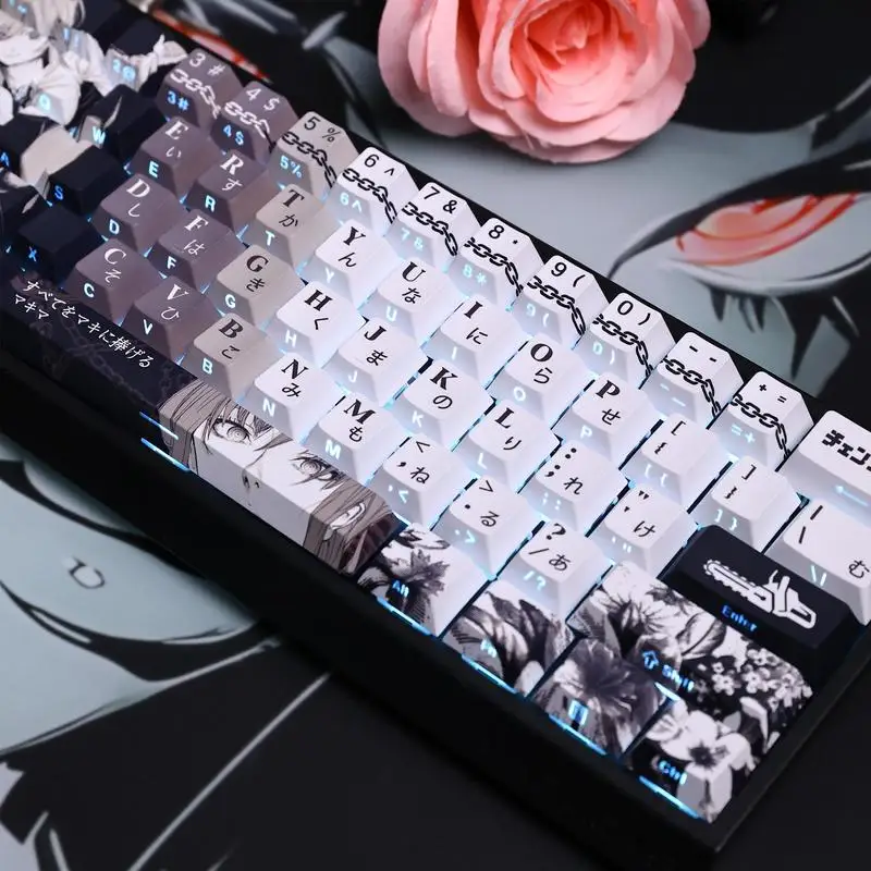 Machima Theme Keycap 124 Key Pbt Keycap Thermal Sublimation Cherry Profile Originality Office Gaming Mechanical Keyboard Keycap
