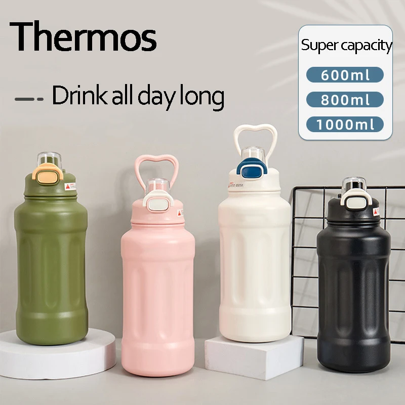 Knödel topf mit großer Kapazität 316 Edelstahl-Thermoskanne tragbare Outdoor-Sport-Fitness-Tasse Geschenk anpassung