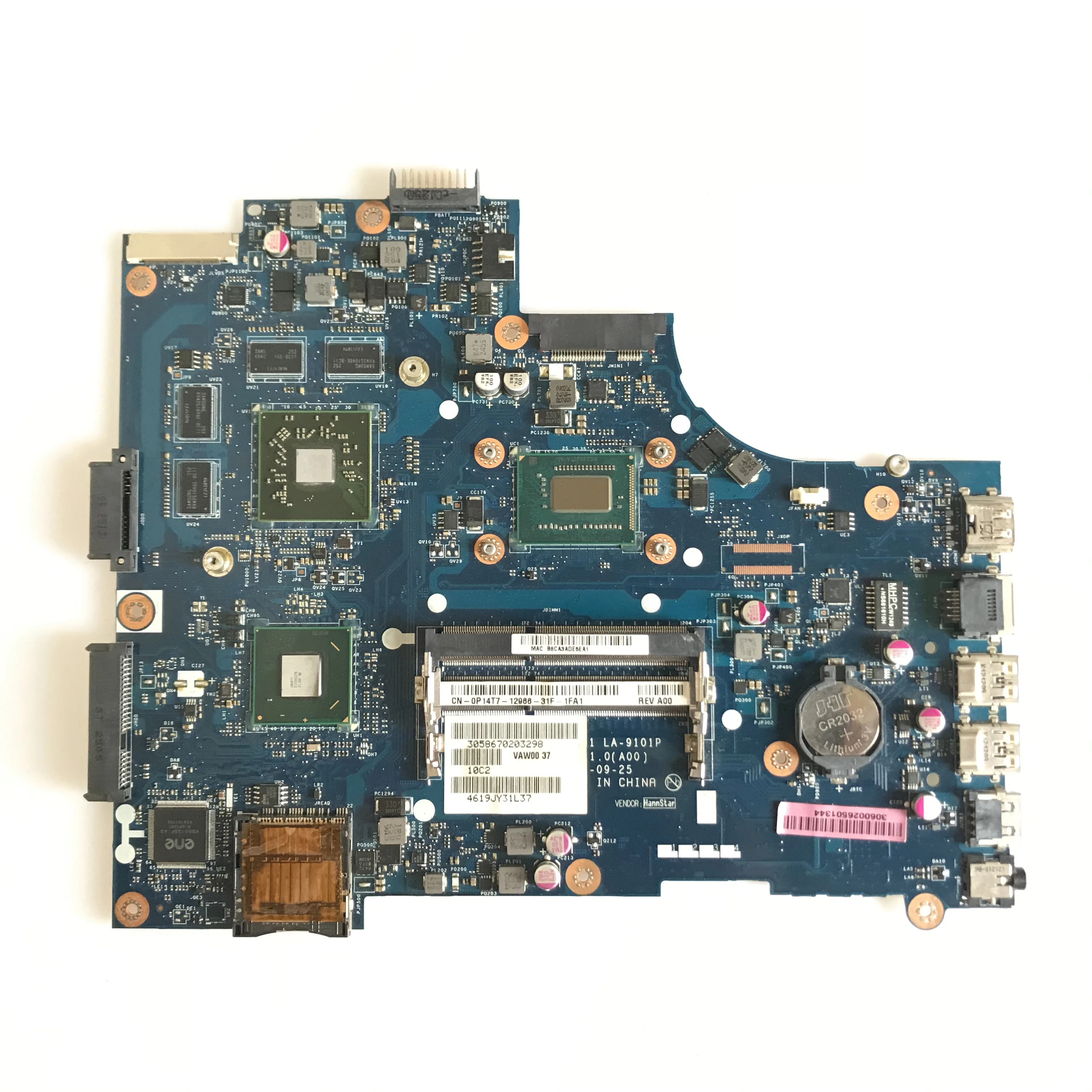 اللوحة الأم للكمبيوتر المحمول Dell 3521 5521 VAW01 LA-9101P LA-9104P اللوحة الأم مع وحدة المعالجة المركزية i5-3th Gen + GPU DDR3 تم اختبارها بالكامل
