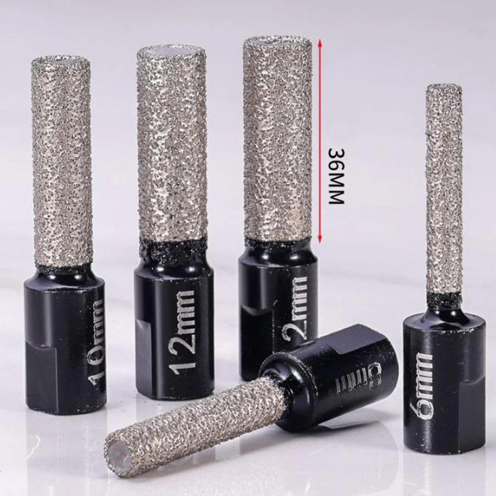 

Сухие алмазные сверла 6/8/10/12 мм для плитки, мрамора, керамогранита, с резьбой M10, для угловых шлифовальных машин