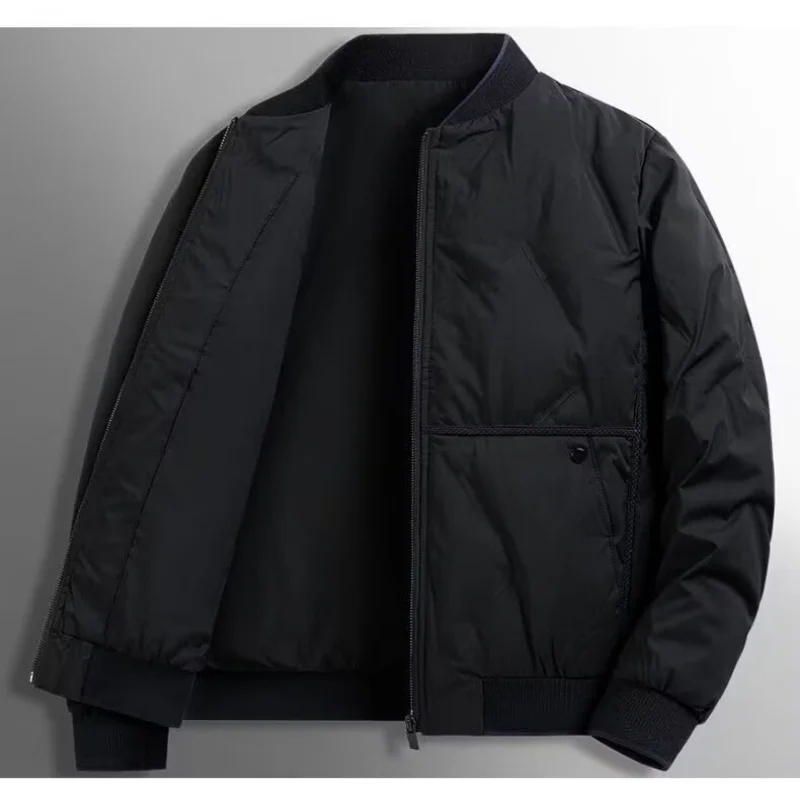 2025 남성 코트 면 재킷 신상 봄 가을 겨울 스타일 루즈핏 오버사이즈 작업복 야구 칼라 캐주얼웨어