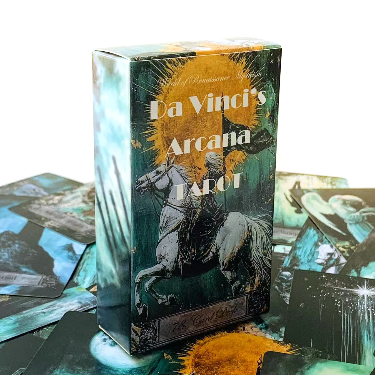 Jeu de cartes de tarot Arcana de Da Vinci, 78 pièces, mysticisme de la Renaissance, divination, jeu de tarot pour les amateurs de tarot