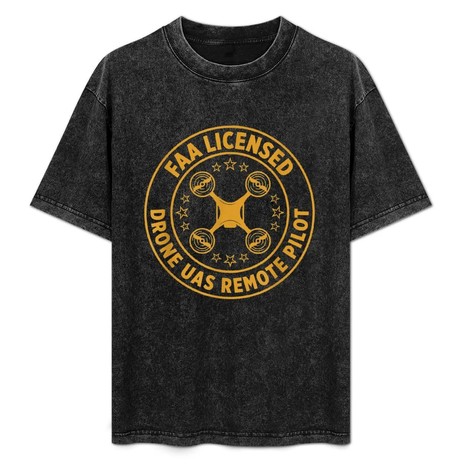 Drone Pilot FAA UAS Remote Pilot T-Shirt Classic Graphic Short Sleeve Top