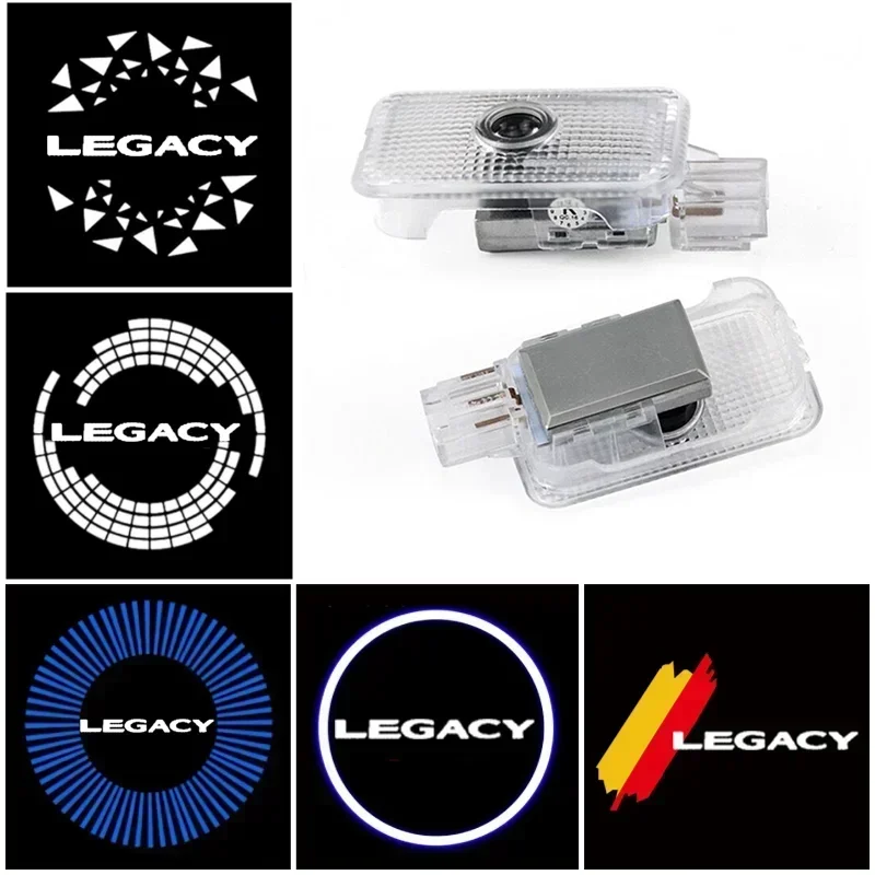 2Pcs LED Ghost Logo Projector Car Door Welcome Courtesy Shadow Light For Subaru Legacy BE BH 2010‑2017 Auto Exterior Accessories - view 2