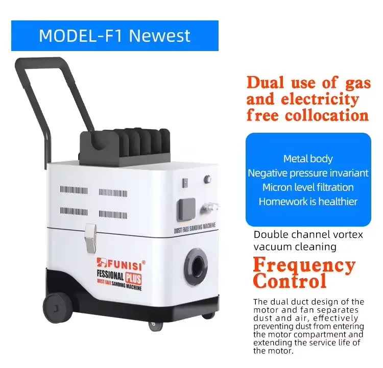 FUNISI 2024 Latest Automatic Sanding Vacuum Cleaner Brush Sanding Sander Machine