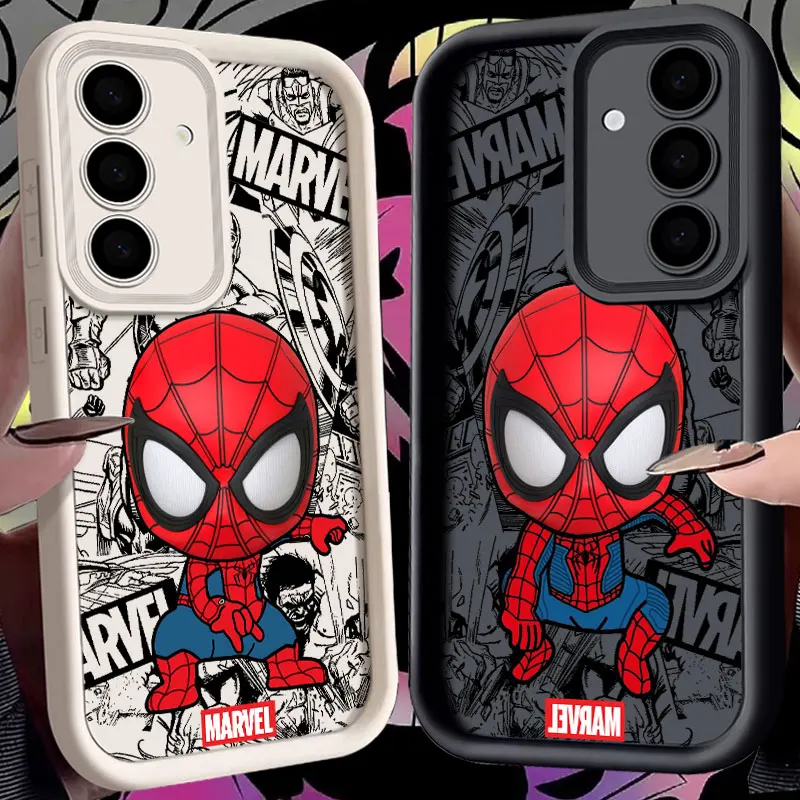 Marvel Spiderman Cute Fundas For Samsung Galaxy S26 S25 S24 S23 S22 Plus S21 Ultra S20 FE Case S26Ultra Silicon Phone Back Cover view 3