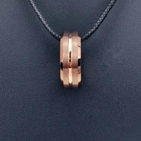 10 best sales पुरुषों के लिए गुलाबी सोने की अंगूठी - №7