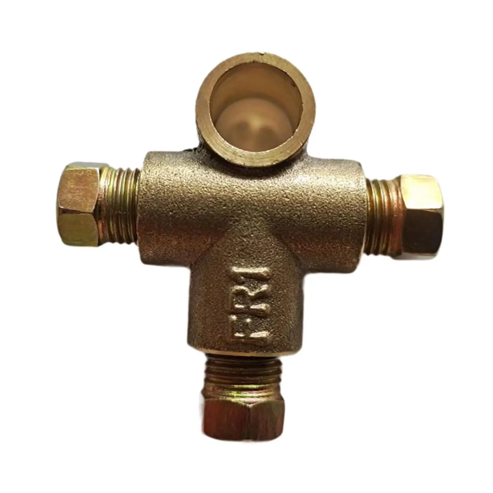 2-6pack Car Brake Tee Brass T Shape Brake Tee for Motocross Motorbike Dirt Bike