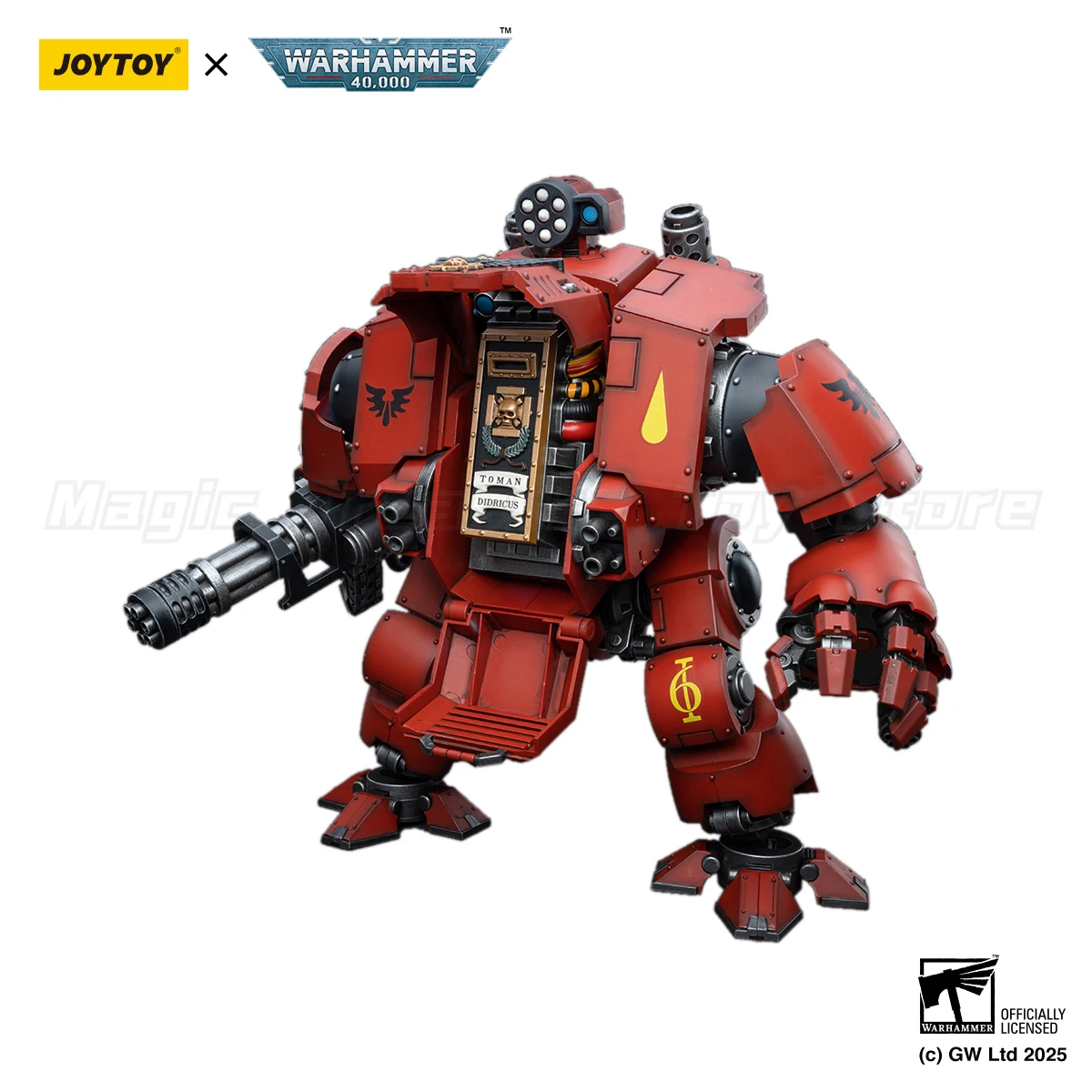 

【Доставка в течение 24 часов】Фигурка JOYTOY Warhammer 40k Blood Angels Redemptor Dreadnought в масштабе 1/18