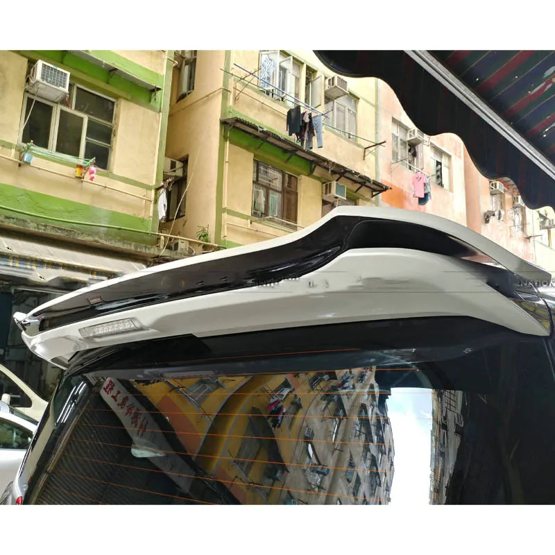 

For Toyota Alphard Vellfire 30 Series SLKB Carbon Fiber Top Wing Add-on