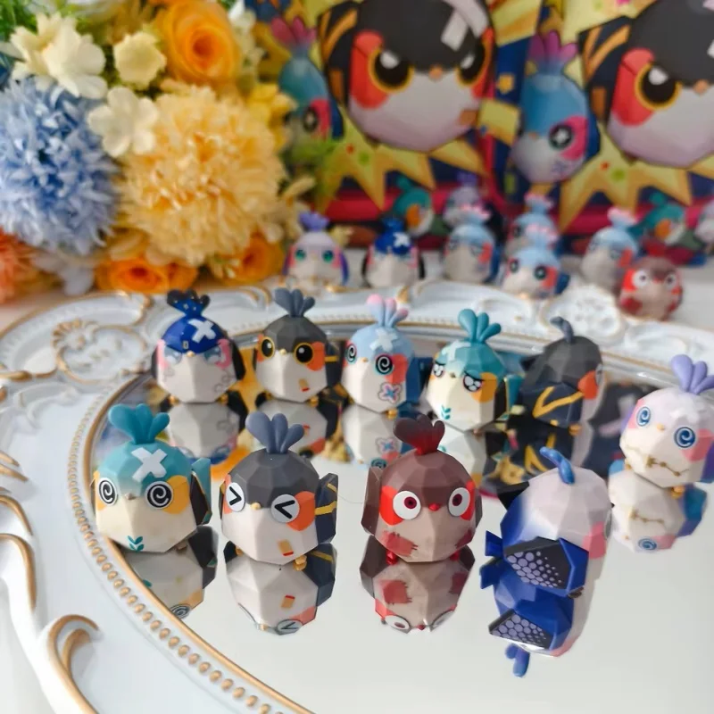 Genuíno honkai: star rail origami série de pássaros caixa cega caixa misteriosa anime periférico bonito origami pássaro brinquedo presentes surpresa