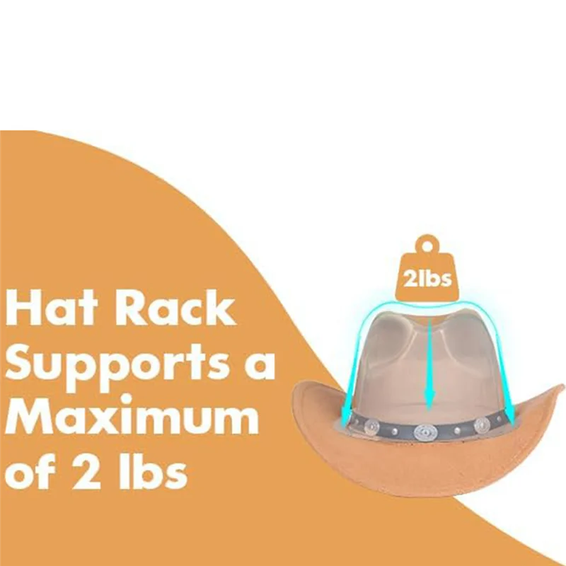 RMWIN-Untuk Topi untuk Beberapa Topi 12 Buah Rak Display Plastik Pembentuk Topi dengan Sisipan Pembentuk dan Tempat Topi Meja