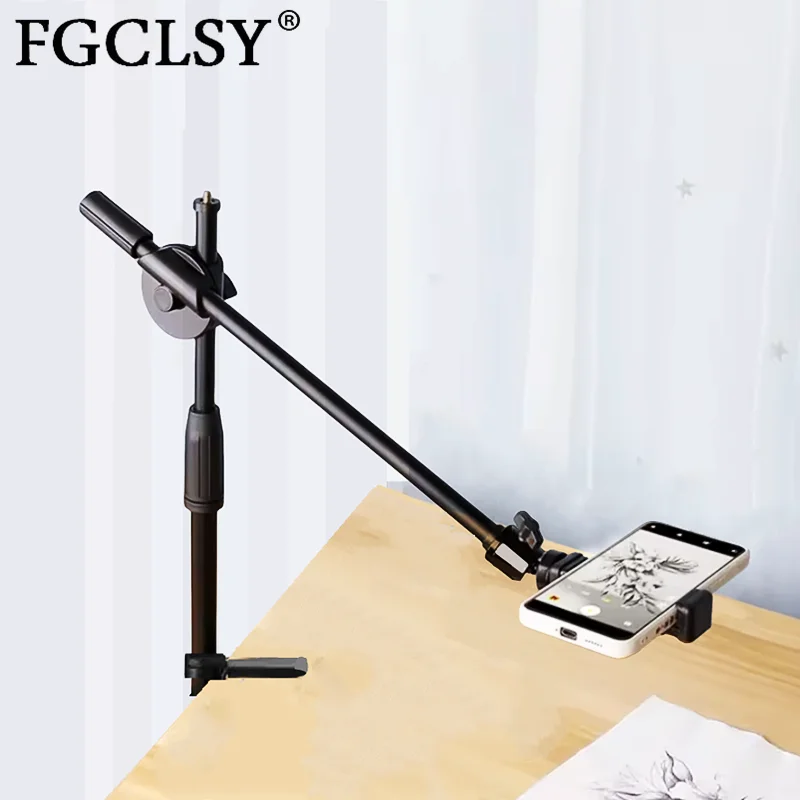 FGCLSY Настольный верхвой штатив, держатель для мобильного телефона и стрела для дизайна ногтей, стол для съемки, штативы
