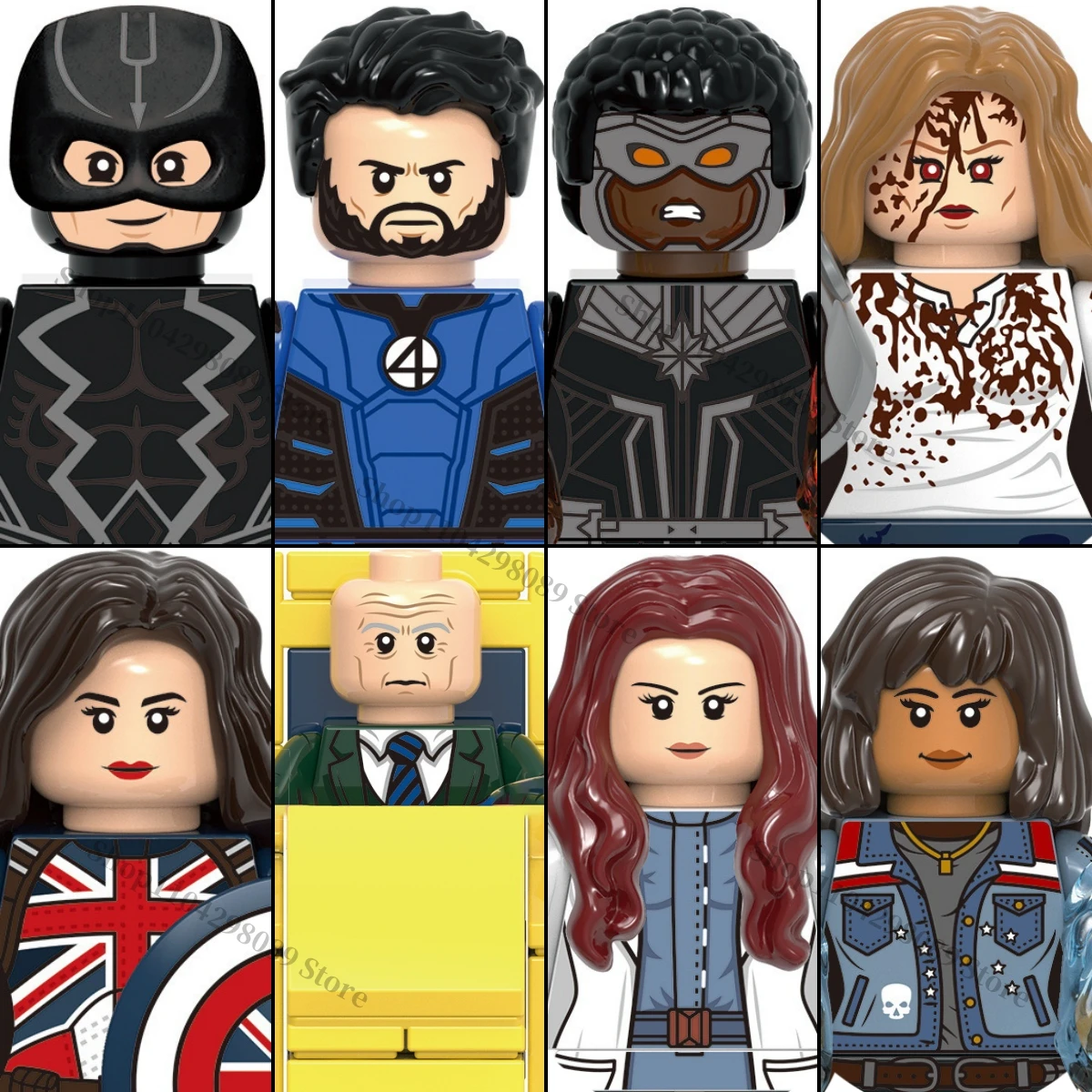 

Marvel X0338 anime characte Doctor Strange Thunderbolt Fire Building blocks children's mini brick toys holiday birthday gifts