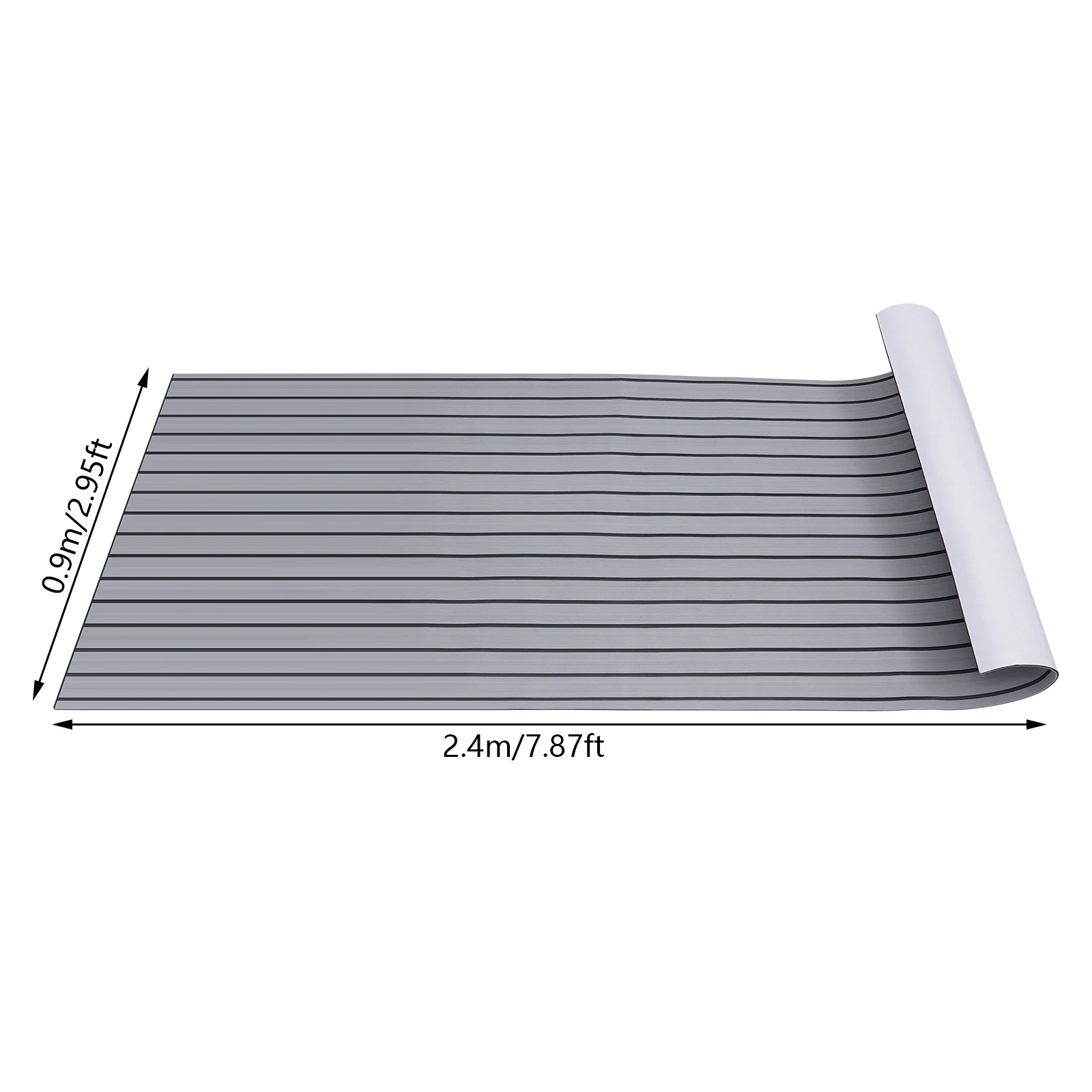 240*90cm Boat Decks EVA Anti-skip Floor Mat Non-Slip Boat Flooring Self-Adhesive EVA Foam Decking Marine Mat