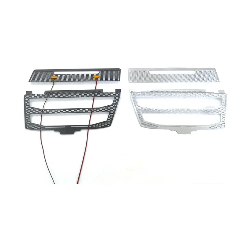 

Metal Air Intake Hood with Light Decorate Upgrade for 1/14 Tamiya RC Truck Trailer Tipper Volvo 56360 Car Diy Parts