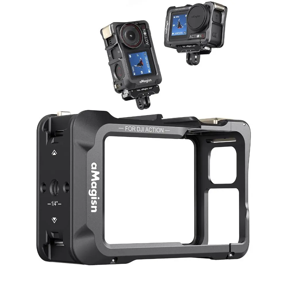 Quick Release Metal Frame Cage Protection Aluminium Alloy Protective Frame Case Accessories for DJI Osmo Action 5 Pro/4/3