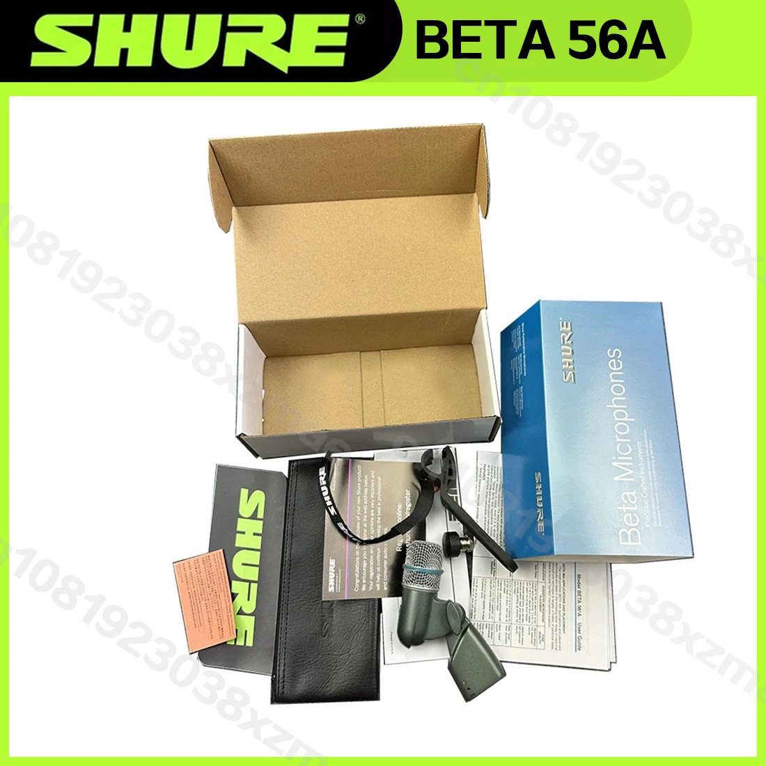 Shure BETA 56A profesjonalny mikrofon dynamiczny wojskowy instrument perkusyjny mikrofon przewodowy gitara dynamiczny kardioidalny