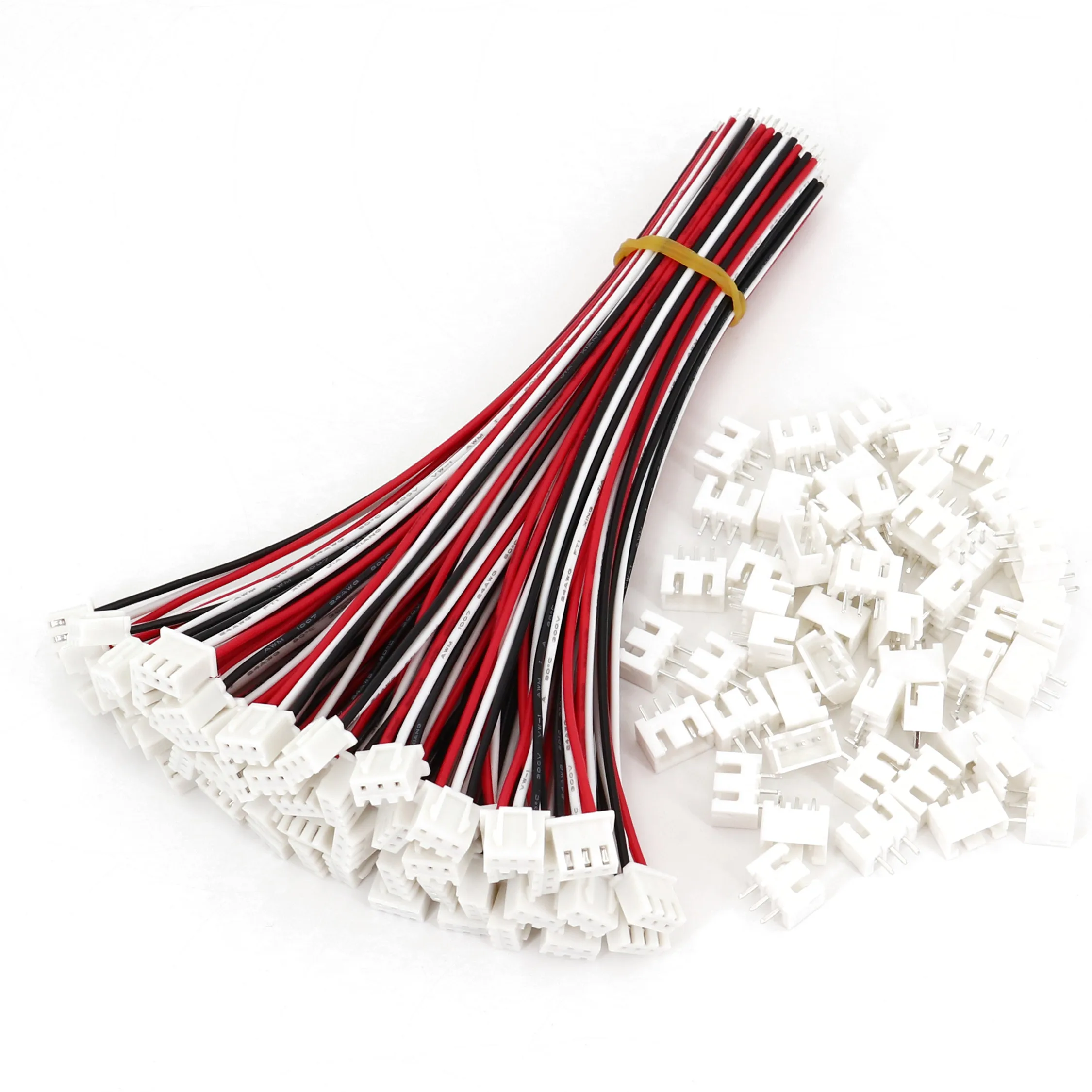 50Sets XH2.54 Single End 3-Pin Pitch 2.54mm 15cm Electronic Wire To Board Connector