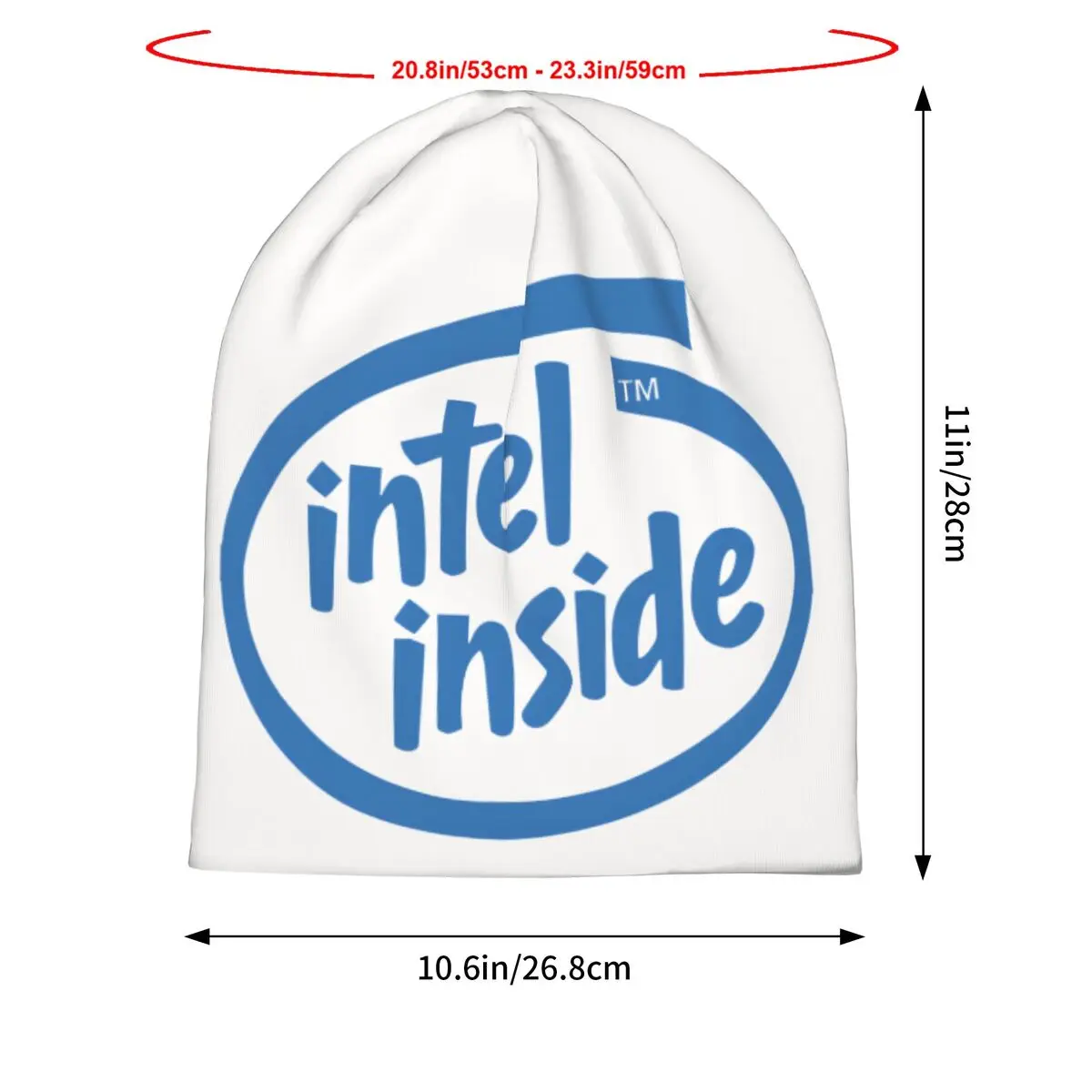 Intel Inside Classic Blue Windows 95 Computer System Accessories Hat Pullover Children Thin Warm Male Polyester Caps