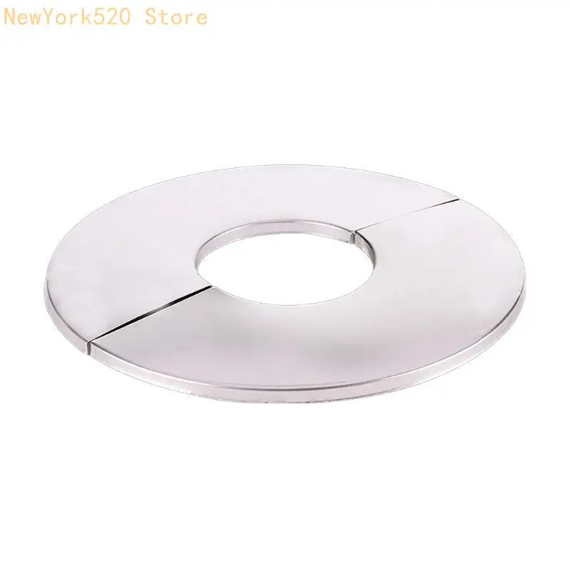 Stainless Steel Wall Split Flange Faucet Decorative Cover for Bathroom N84C