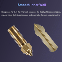 Durable Extruder Hot End Nozzle Kit for Creality K1 CR-10 SE 3D Printer