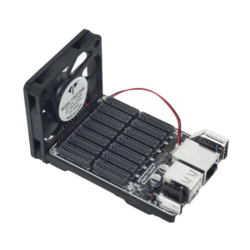 Picture 3: Sipeed NanoCluster Mini Cluster Board mini data center 7 SOM slots open SOM interface For Raspberry Pi CM4&5 Computer LM3H M4N