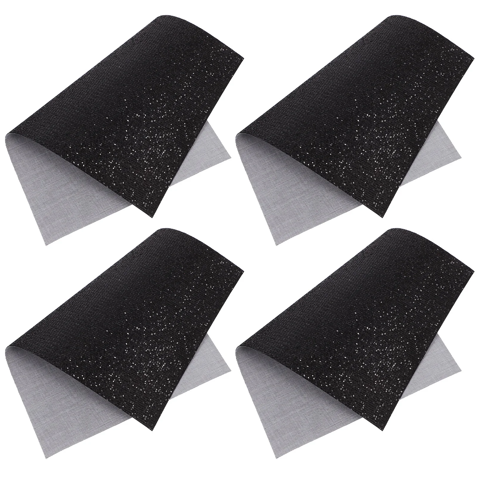 4個入り DIY イヤリング クラフトボックス 携帯ケース ヘアクリップ ブリンブリン ラインストーン ステッカーシート 粘着式 グリッター クリスタル 車 ホームデコレーション用