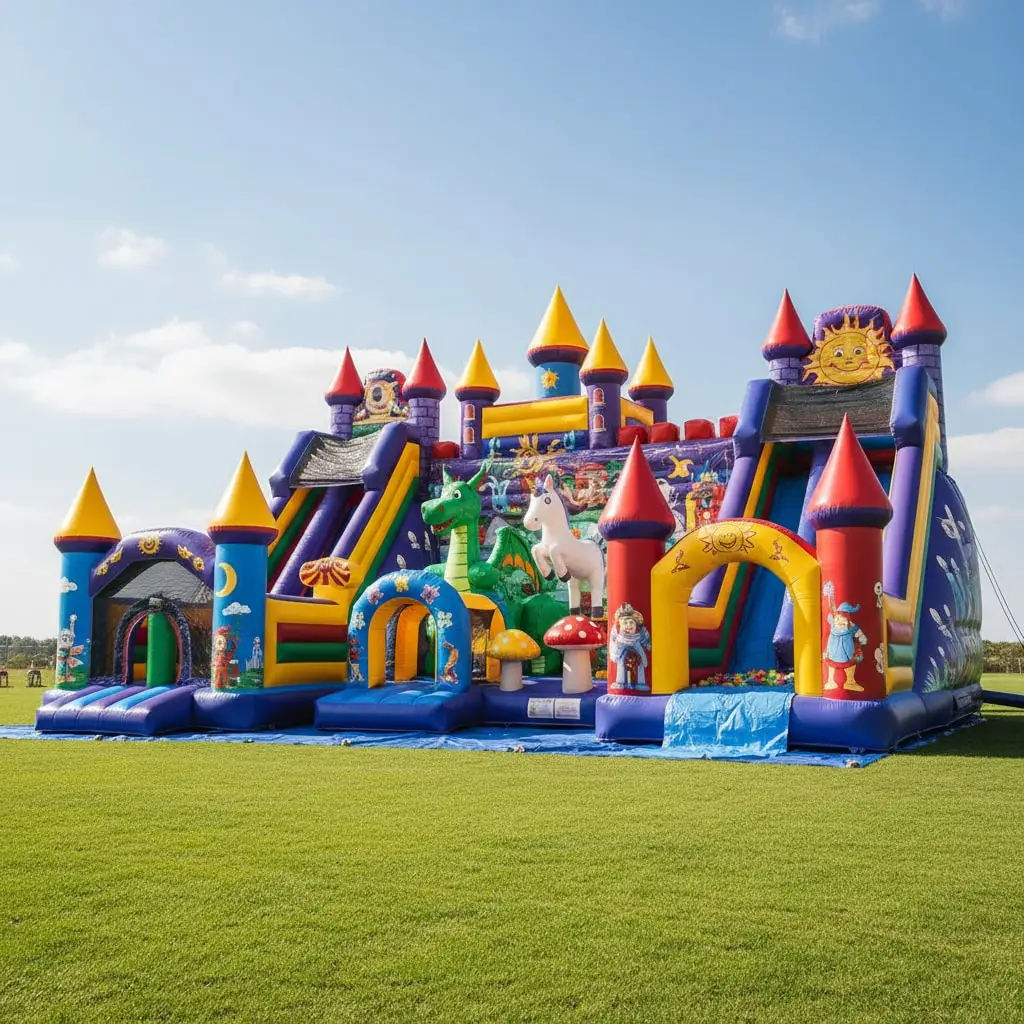 Premium Quality Bounce House Inflatable Castle Cupcake Bouncy Castle Sliding Jumping Candy Inflatable Jumper Amusement Par