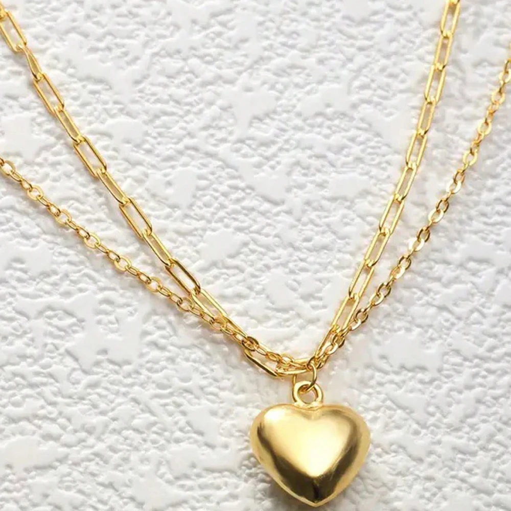 1pc Minimalist Heart Waist Chain, Sexy Body Chain For Women, Double Chain Waist Chain, Fashionable Versatile Layered Body Chain