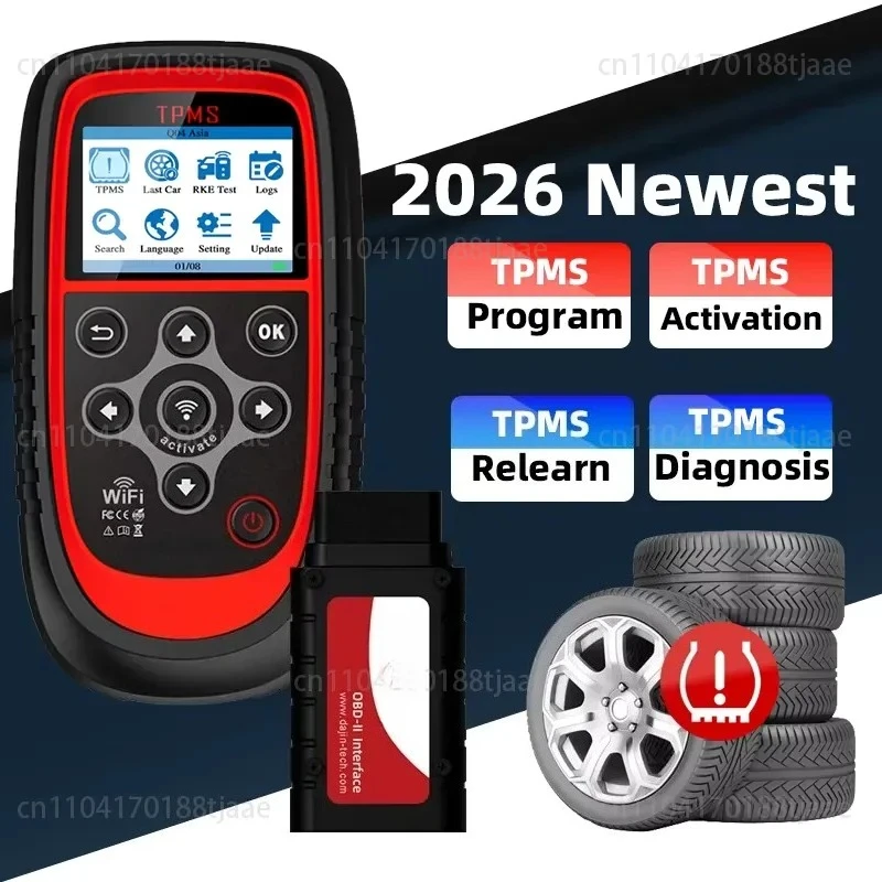 Universal TPMS Programmer with OBD Support - 2-in-1 Sensor, Wireless Updates, 98% Vehicle Compatible