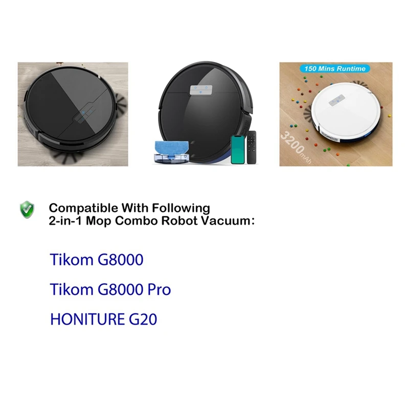 Voor Tikom G8000/G8000 Pro Honiture G20 G20 Pro Laresar Evol 3 Robot Stofzuiger Vervanging 15Pcs