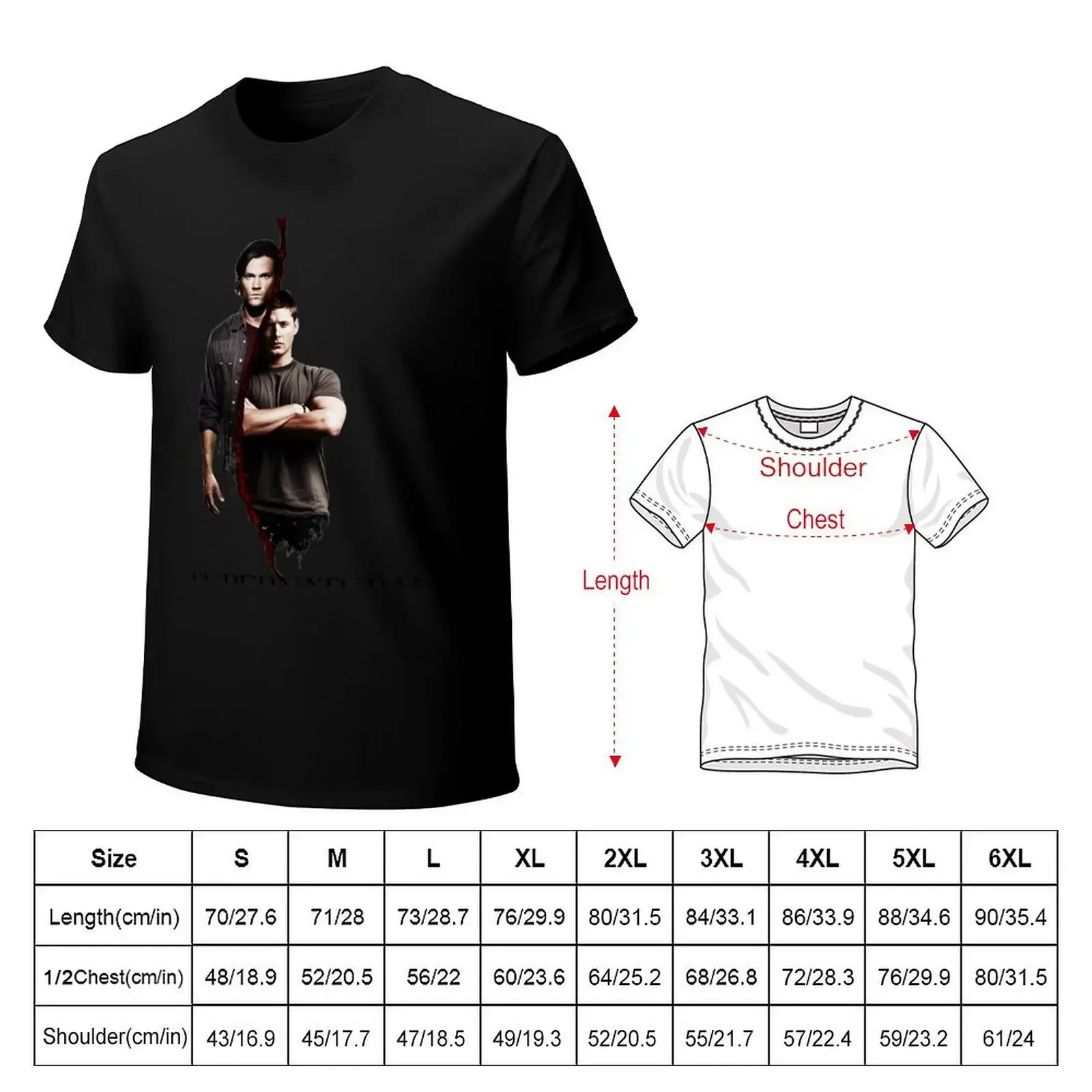 Winchester Brothers T-Shirt Blouse Short sleeve tee blanks plain t shirts men