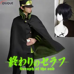 Anime Seraph Der Ende Cosplay Yuichiro Hyakuya Cosplay Kostüm Uniformen Mäntel Hüte Perücken Owari keine Seraph Cosplay Kostüm