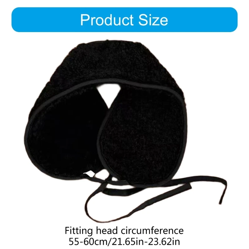 A2ES Short-fleeced Earmuffs Headwear Stay Warm and Trendy Ear Cover Ear Warmers