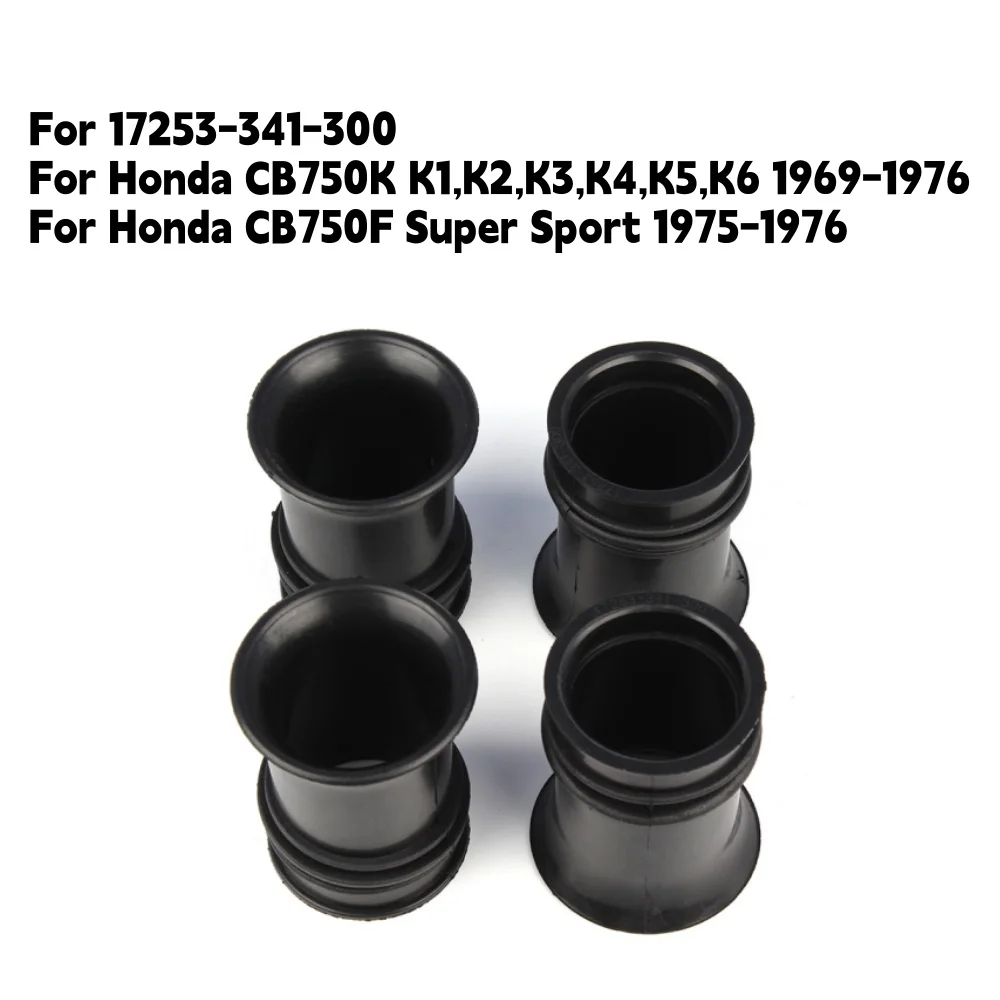 Botas de admisión de carburador de caja de aire de motocicleta para Honda CB750K K1 K2 K3 K4 K5 K6 1969-1976 CB750F Super Sport 1975-1976