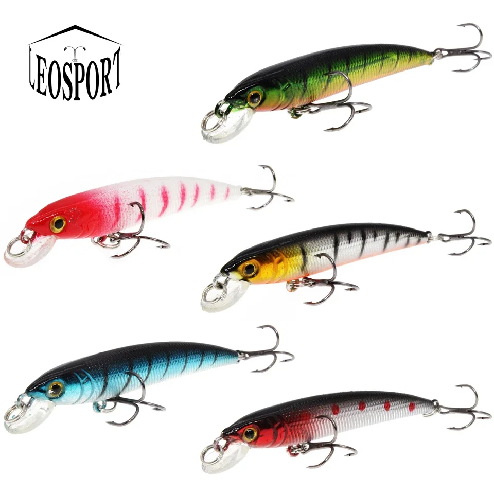 Fishing Wobblers Floating-Laser Minnow Crankbait Baits-Pesca 3d Eyes Plastic Topwater