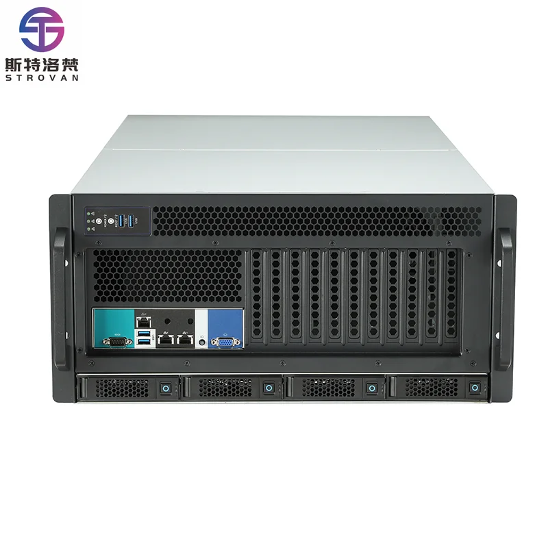 5U GPU Server Computing Chassis  10 Cards GPU Industrial Computer Chassis IPC Rack Computer Server Chassis