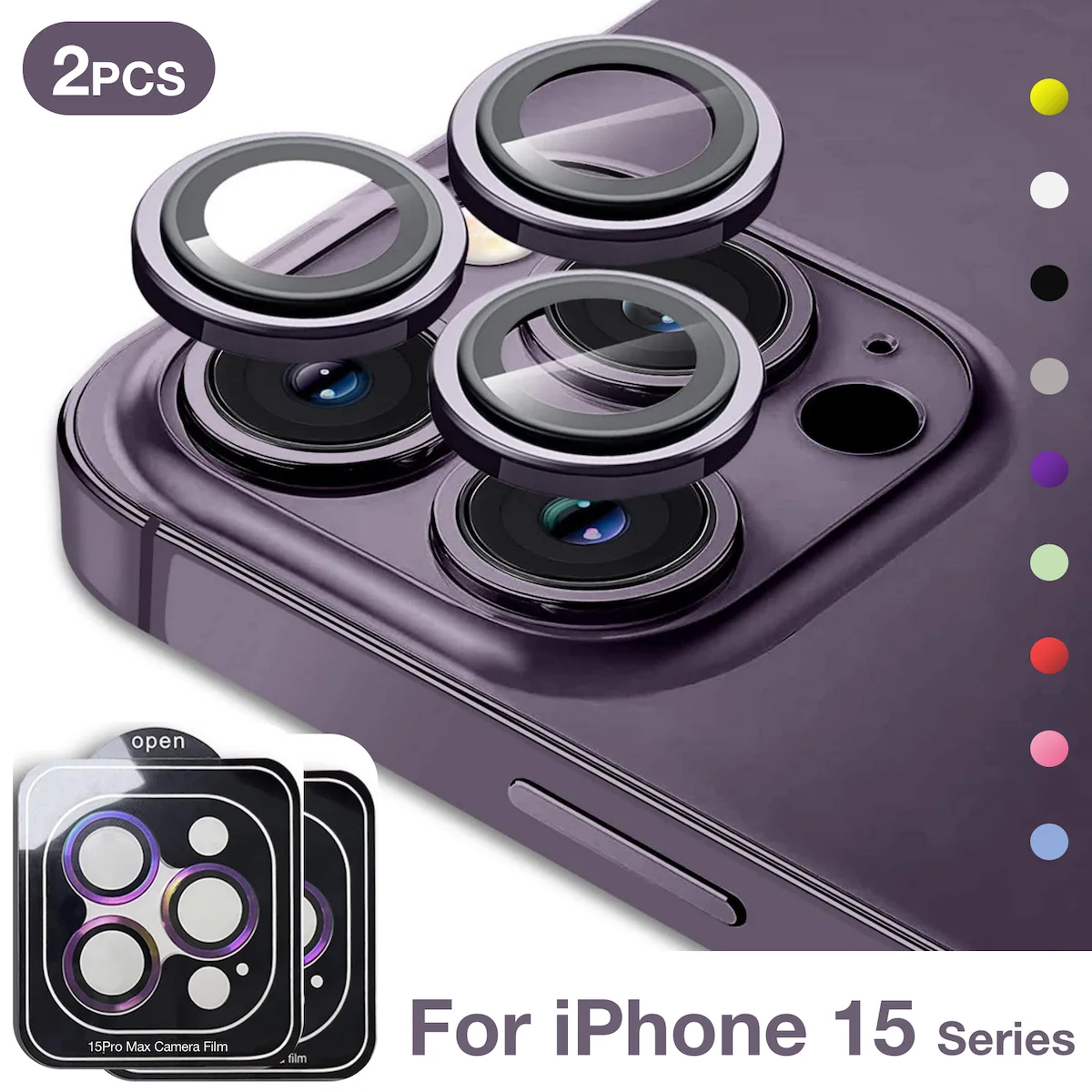 

FOR IPHONE15 PLUS iPhone 15 Pro Max Stealth Camera resist recording Protect photography film vedio take a picture resist film
