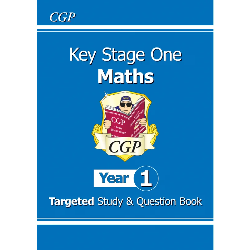 KS1 Maths Targeted Study  Question Book  Year 1 CGP Books Coordination Group Publications 9781782941354 Book