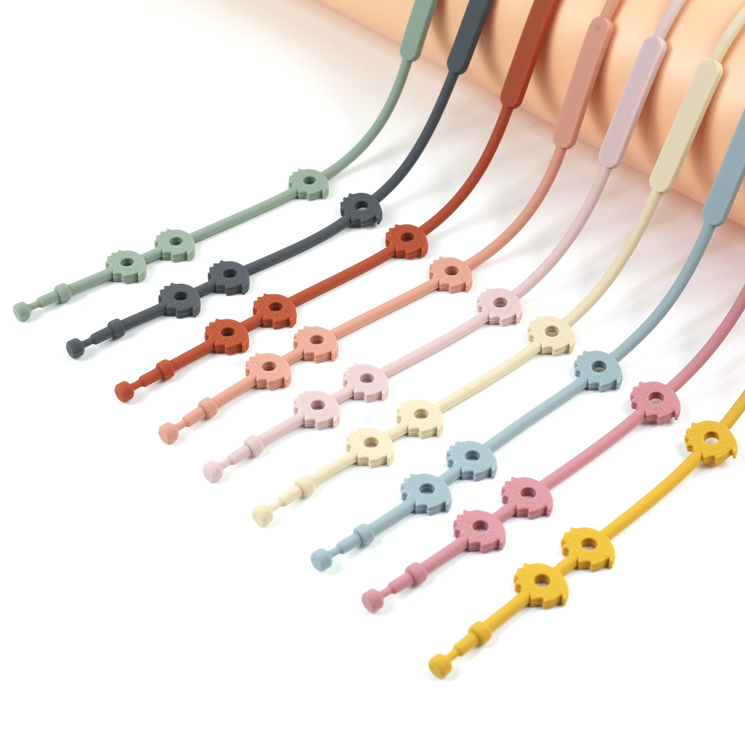 

Ремешок безопасности для детской игрушки, эластичный силиконовый зажим для соски, регулируемая бутылка с водой, игрушечный прорезыватель, подвесная веревка для коляски