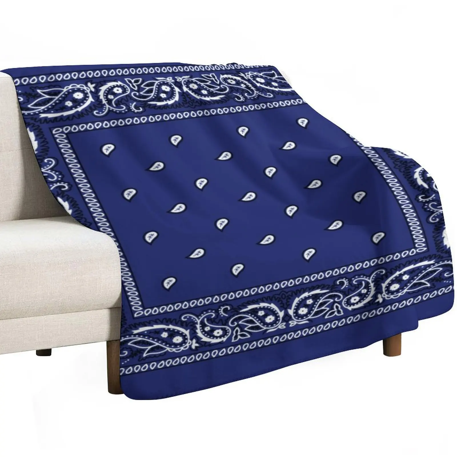Bandana Doger Blue Throw Blanket Loose Nap christmas decoration Blankets For Baby Sofas Luxury Designer Blankets